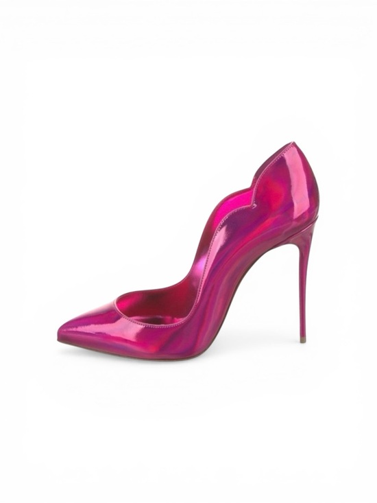 Christian Louboutin Shoes - Christian Louboutin Hot Chick Patent Psychic Fuxia Pink Pumps Size 36.5 US 6.5